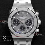 Perfect Replica Swiss AAA Audemars Piguet Royal Oak Chronograph Grey Dial 41mm Watch